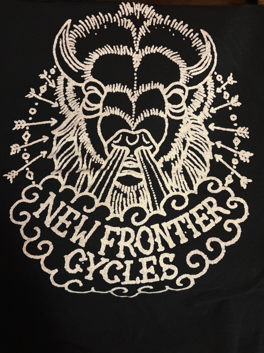 New Frontier Motorcycles Buffalo Tee with Front Chest Pocket